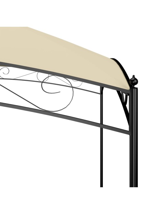 Pavėsinė, kreminės spalvos, 3x4x2,65m, 180 g/m²