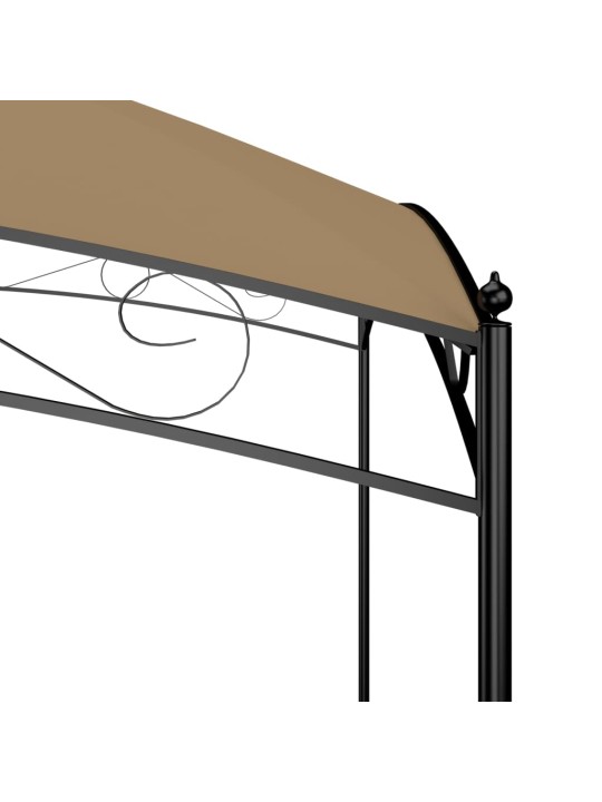 Pavėsinė, taupe spalvos, 3x4x2,65m, 180 g/m²