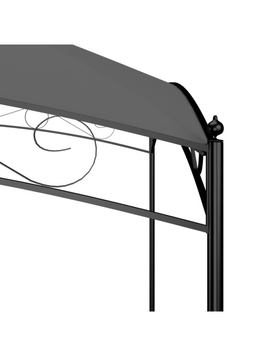 Pavėsinė, antracito spalvos, 3x4x2,65m, 180 g/m²