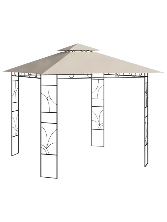 Pavėsinė, kreminės spalvos, 3x3x2,7m, 160g/m²