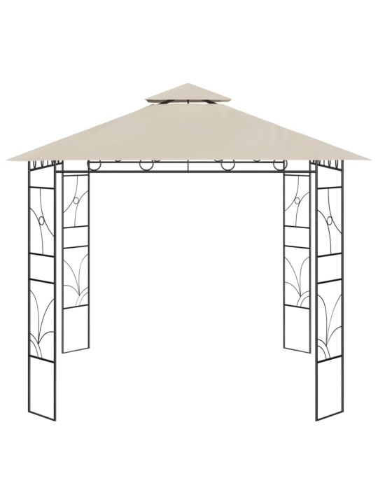 Pavėsinė, kreminės spalvos, 3x3x2,7m, 160g/m²