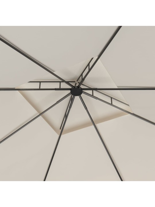 Pavėsinė, kreminės spalvos, 3x3x2,7m, 160g/m²