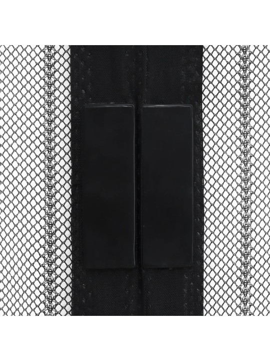 Tinkleliai nuo vabzdžių durims, 2vnt., juodi, 230x160cm