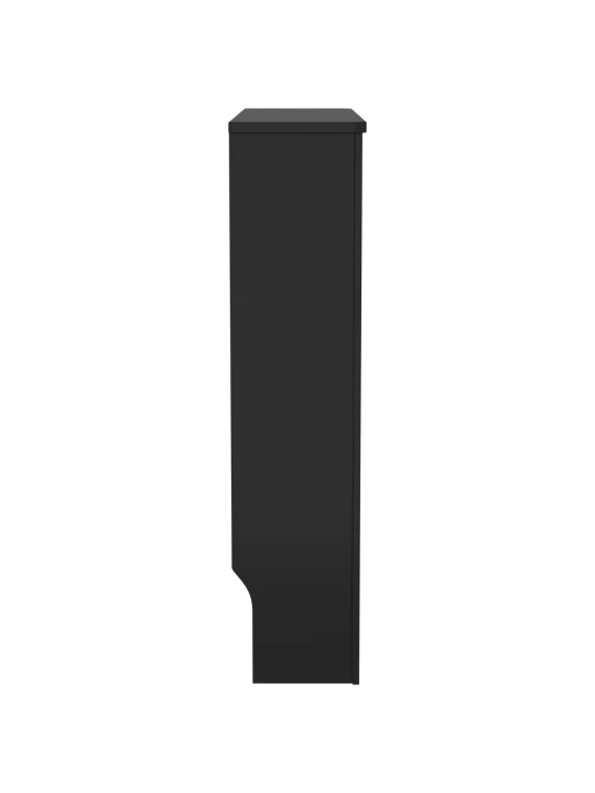 Radiatoriaus uždangalas, juodos spalvos, 78cm, MDF