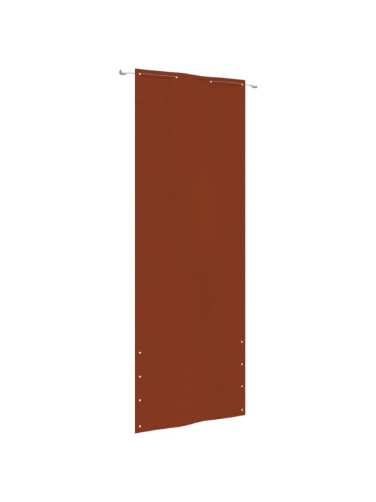 Balkono pertvara, terakota spalvos, 80x240cm, oksfordo audinys