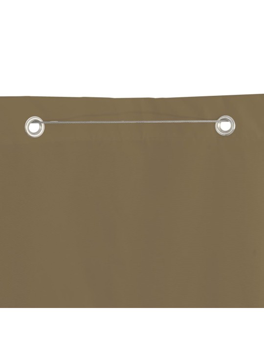 Balkono pertvara, taupe spalvos, 140x240cm, oksfordo audinys