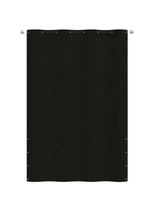 Balkono pertvara, juodos spalvos, 160x240cm, oksfordo audinys