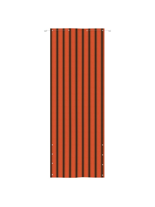 Balkono pertvara, oranžinė/ruda, 80x240cm, oksfordo audinys