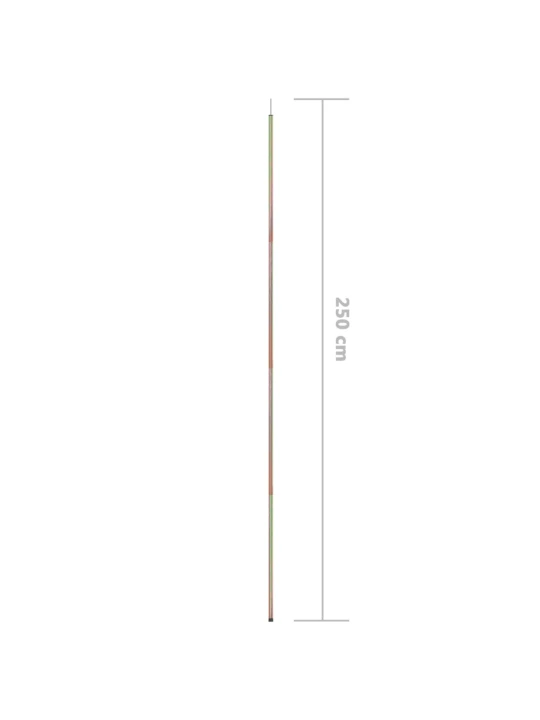 Uždangos nuo saulės stulpas, 250cm, galvanizuotas plienas
