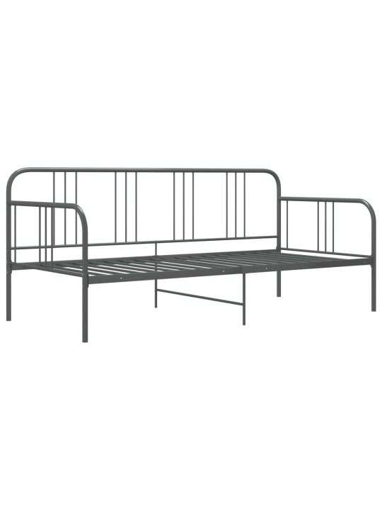 Sofos-lovos rėmas, pilkos spalvos, 90x200cm, metalas