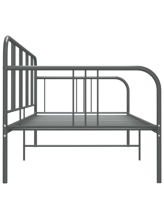 Sofos-lovos rėmas, pilkos spalvos, 90x200cm, metalas