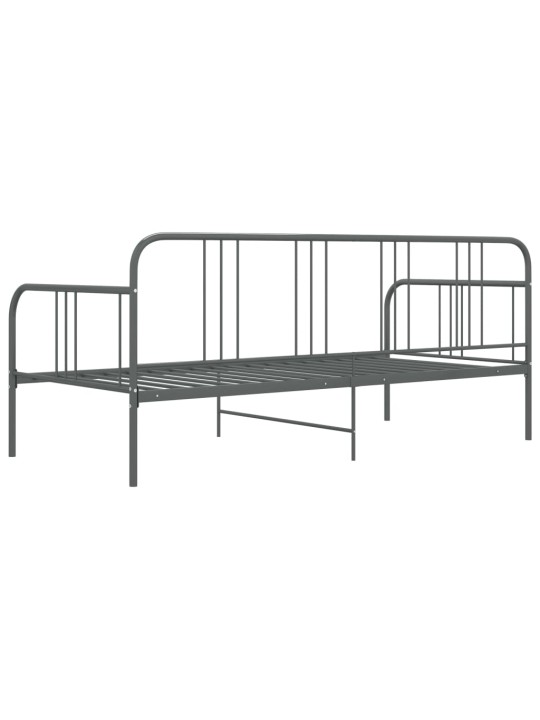 Sofos-lovos rėmas, pilkos spalvos, 90x200cm, metalas