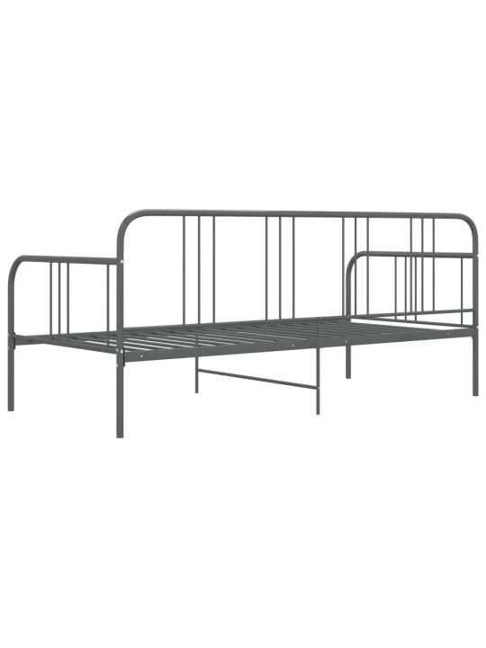 Sofos-lovos rėmas, pilkos spalvos, 90x200cm, metalas