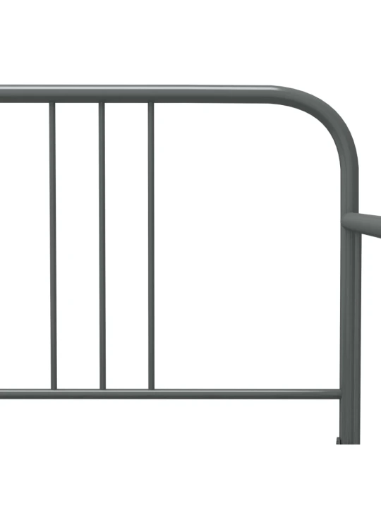 Sofos-lovos rėmas, pilkos spalvos, 90x200cm, metalas