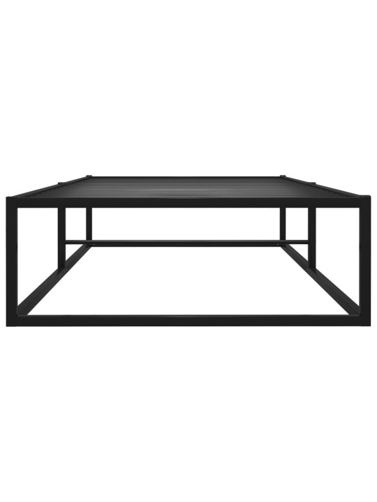 Lovos rėmas, juodos spalvos, 90x200cm, metalas
