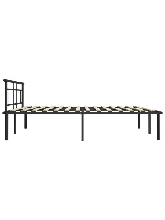 Lovos rėmas, juodos spalvos, 200x200cm, metalas