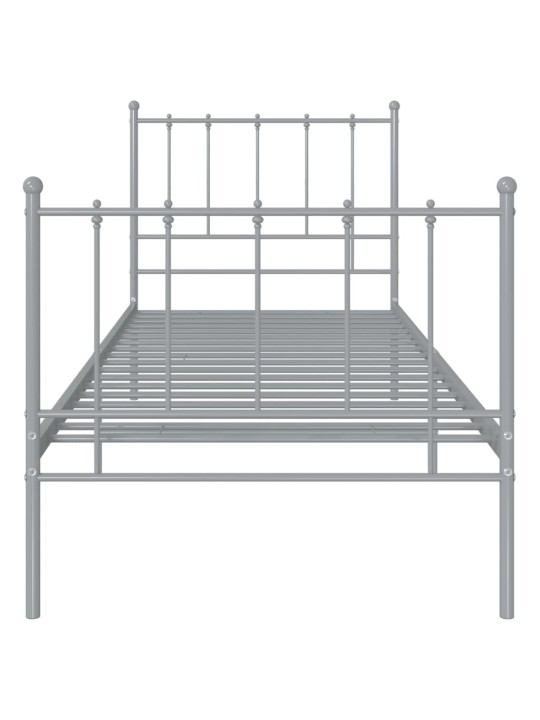 Lovos rėmas, pilkos spalvos, 90x200cm, metalas