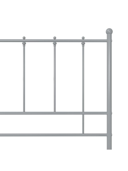 Lovos rėmas, pilkos spalvos, 90x200cm, metalas