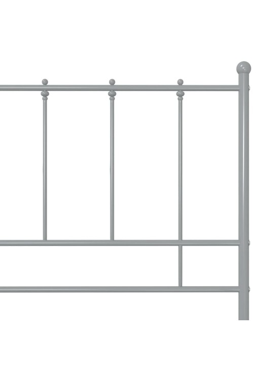 Lovos rėmas, pilkos spalvos, 120x200cm, metalas