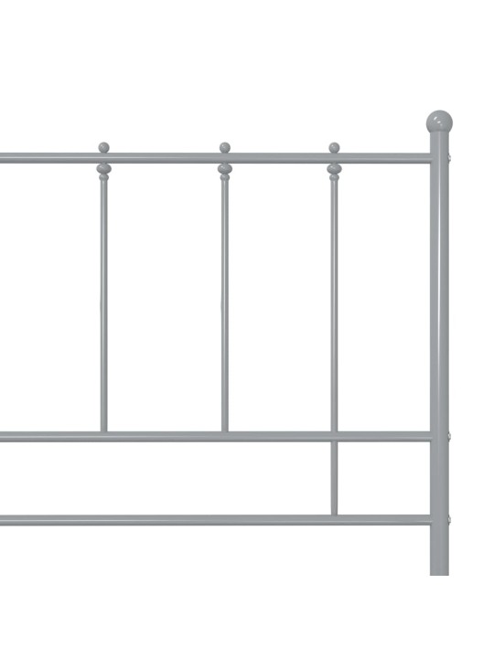 Lovos rėmas, pilkos spalvos, 180x200cm, metalas