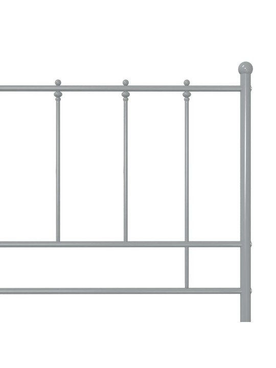 Lovos rėmas, pilkos spalvos, 200x200cm, metalas