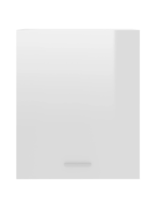 Pakabinamos spintelės, 2vnt., baltos, 50x31x60cm, MDP, blizgios