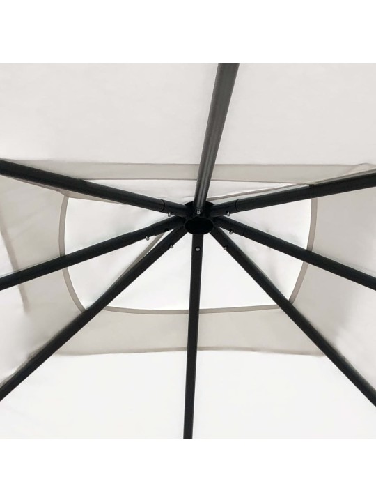 Pavėsinė, kreminės spalvos, 3x3x2,6m, 160g/m²