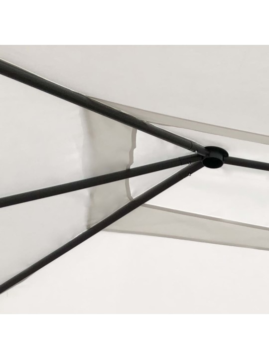 Pavėsinė, kreminės spalvos, 3x4x2,6m, 160g/m²