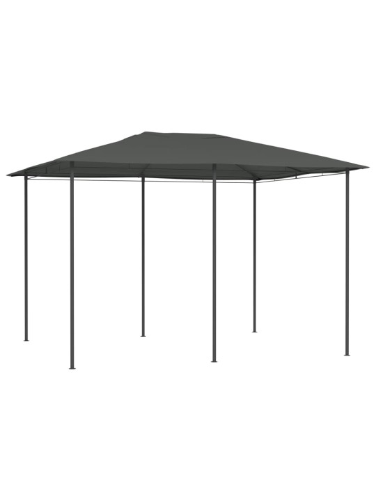 Pavėsinė, antracito spalvos, 3x4x2,6m, 160g/m²