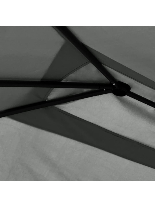 Pavėsinė, antracito spalvos, 3x4x2,6m, 160g/m²