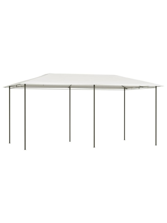 Pavėsinė, kreminės spalvos, 3x6x2,6m, 160g/m²