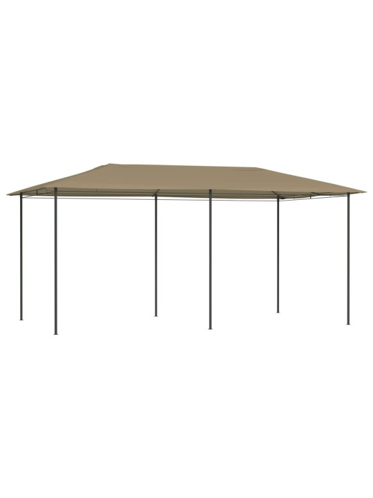 Pavėsinė, taupe spalvos, 3x6x2,6m, 160g/m²