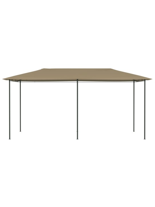 Pavėsinė, taupe spalvos, 3x6x2,6m, 160g/m²