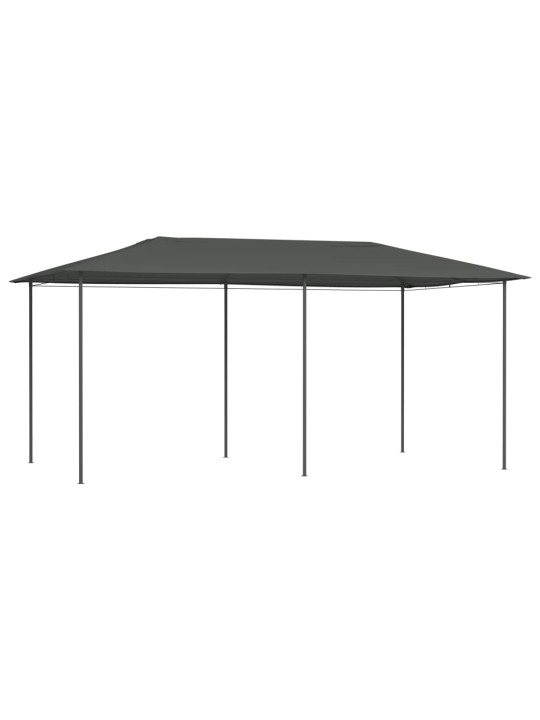 Pavėsinė, antracito spalvos, 3x6x2,6m, 160g/m²