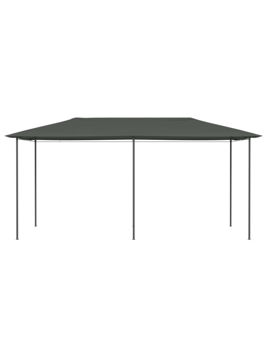Pavėsinė, antracito spalvos, 3x6x2,6m, 160g/m²