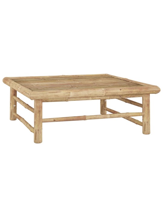 Sodo stalas, 65x65x30cm, bambukas