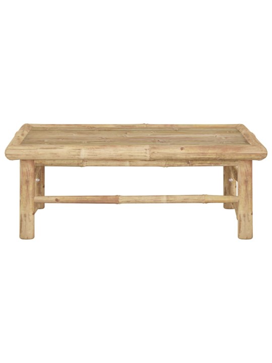 Sodo stalas, 65x65x30cm, bambukas