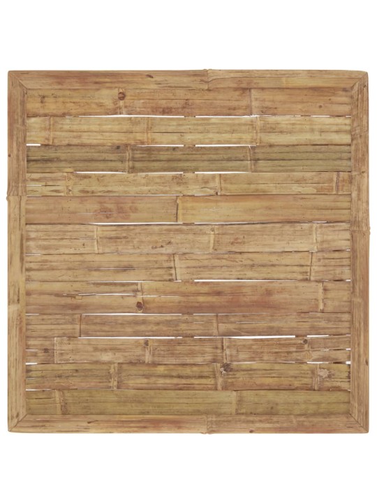 Sodo stalas, 65x65x30cm, bambukas