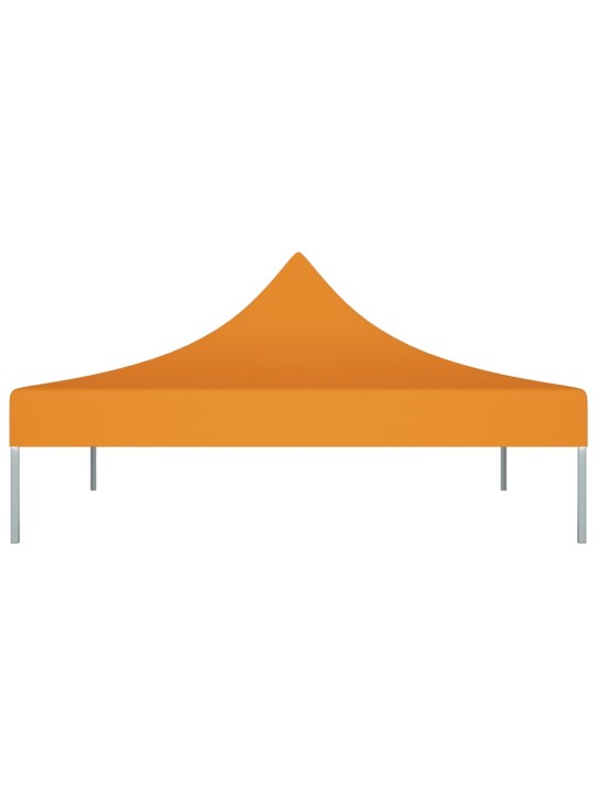 Proginės palapinės stogas, oranžinės spalvos, 3x3m, 270 g/m²