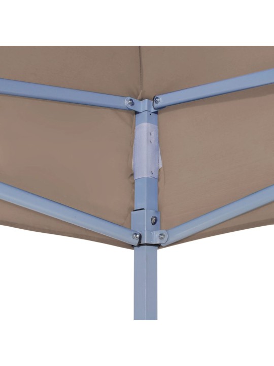 Proginės palapinės stogas, taupe spalvos, 3x3m, 270 g/m²