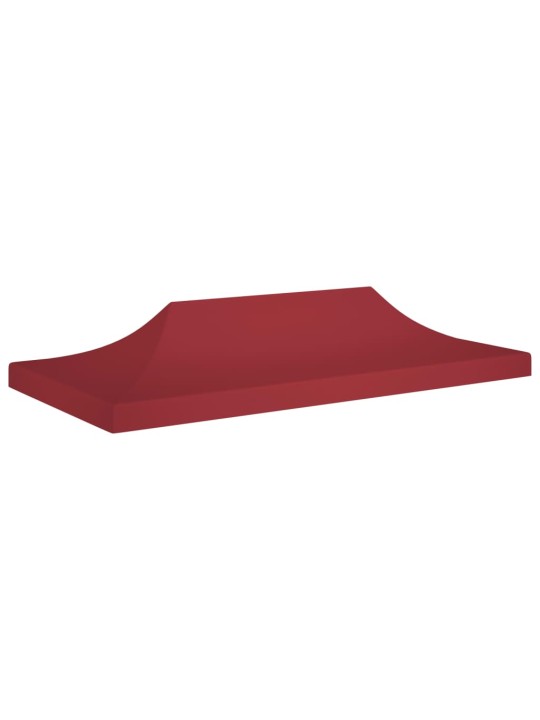Proginės palapinės stogas, tamsiai raudonas, 6x3m, 270 g/m²