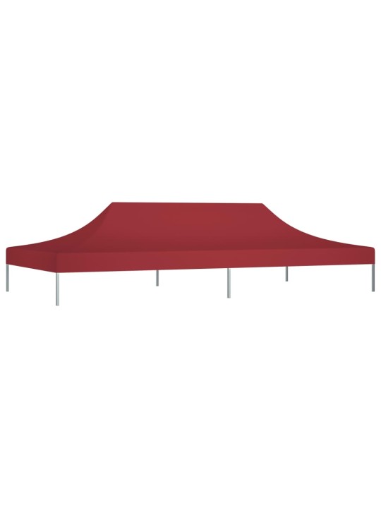 Proginės palapinės stogas, tamsiai raudonas, 6x3m, 270 g/m²