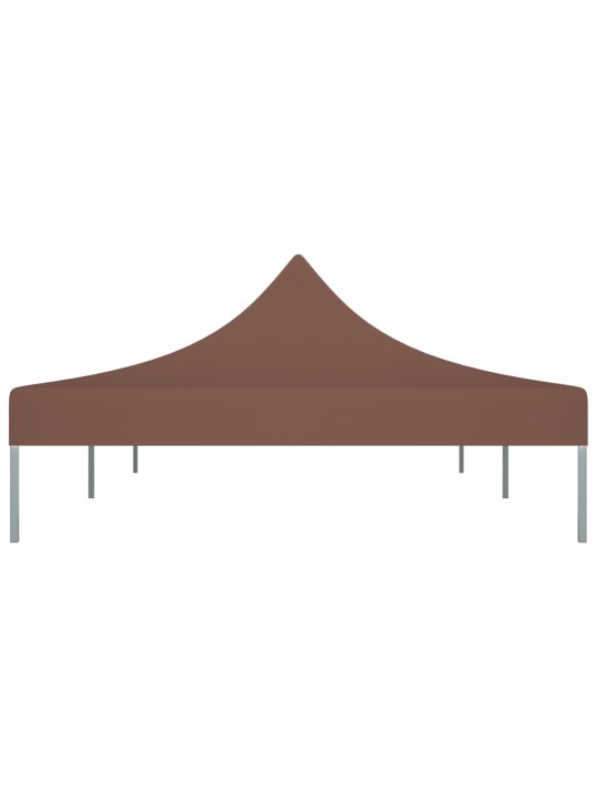 Proginės palapinės stogas, rudos spalvos, 6x3m, 270 g/m²