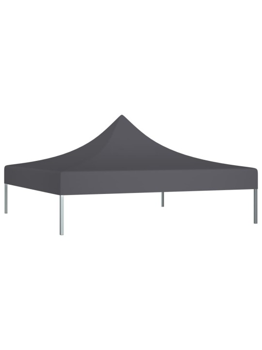 Proginės palapinės stogas, antracito spalvos, 2x2m, 270 g/m²