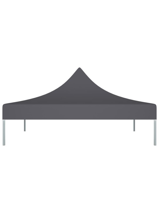 Proginės palapinės stogas, antracito spalvos, 2x2m, 270 g/m²