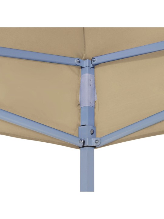 Proginės palapinės stogas, smėlio spalvos, 2x2m, 270 g/m²