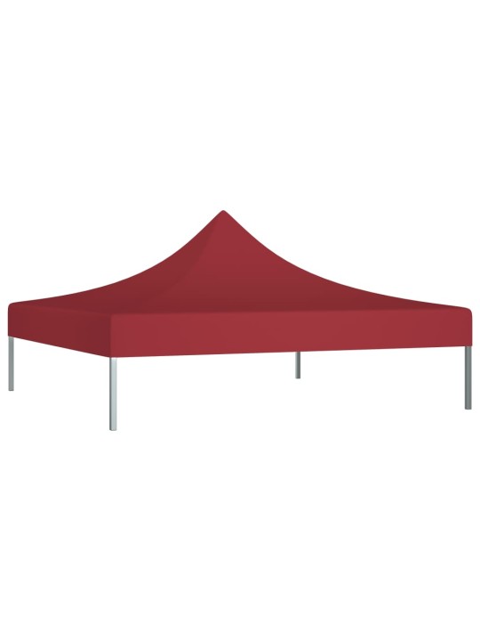 Proginės palapinės stogas, tamsiai raudonas, 2x2m, 270 g/m²