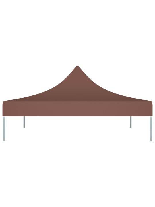 Proginės palapinės stogas, rudos spalvos, 2x2m, 270 g/m²