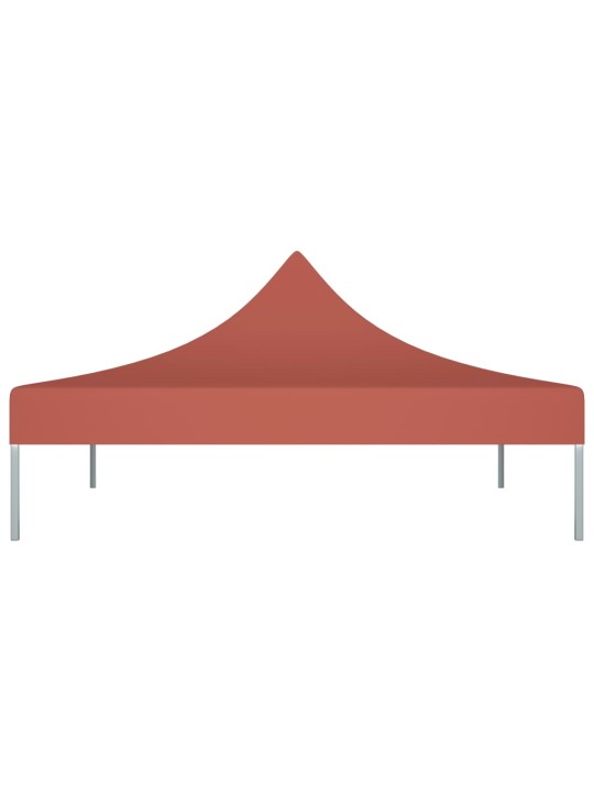 Proginės palapinės stogas, terakota spalvos, 2x2m, 270 g/m²