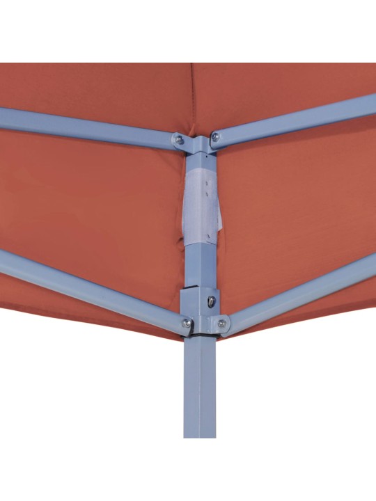Proginės palapinės stogas, terakota spalvos, 2x2m, 270 g/m²